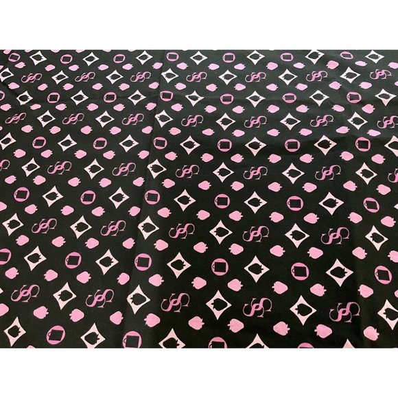 FABRIC - Strawberry Shortcake Black Quilt Cotton Fabric 2 Yards By Spectrix  NEW - Picture 5 of 11